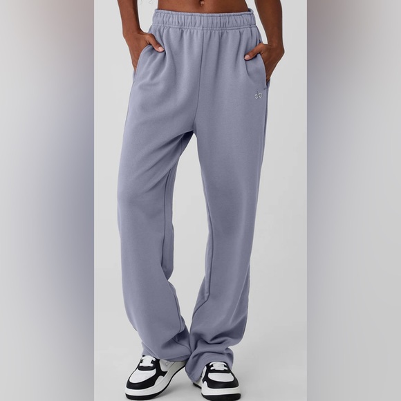 Accolade Hoodie and Accolade Straight Leg Sweatpants in Fog - Picture 2 of 2